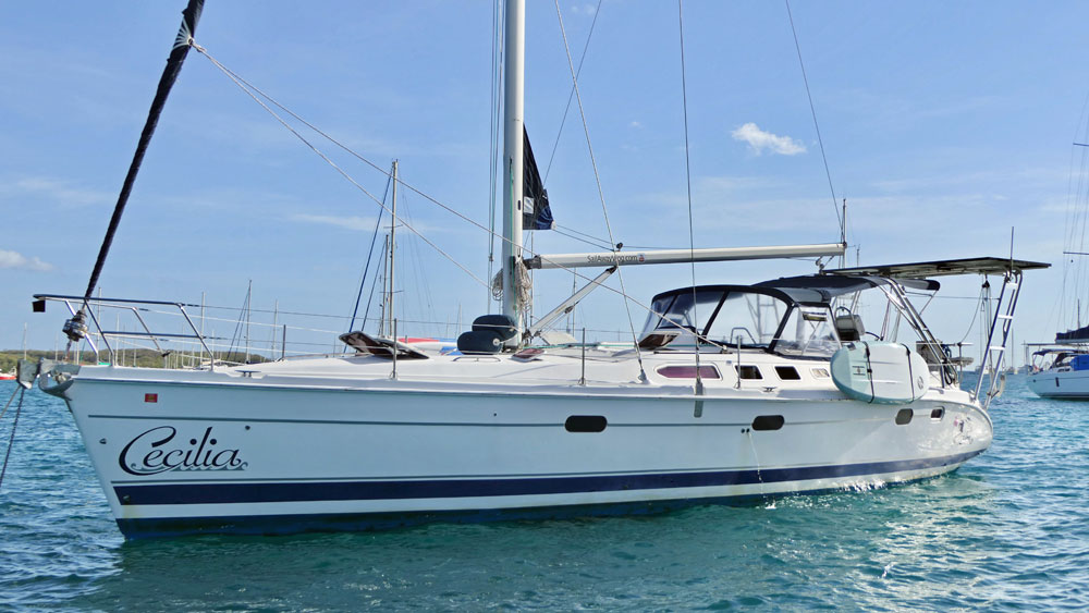 'Cecilia', a Hunter 46LE sailboat