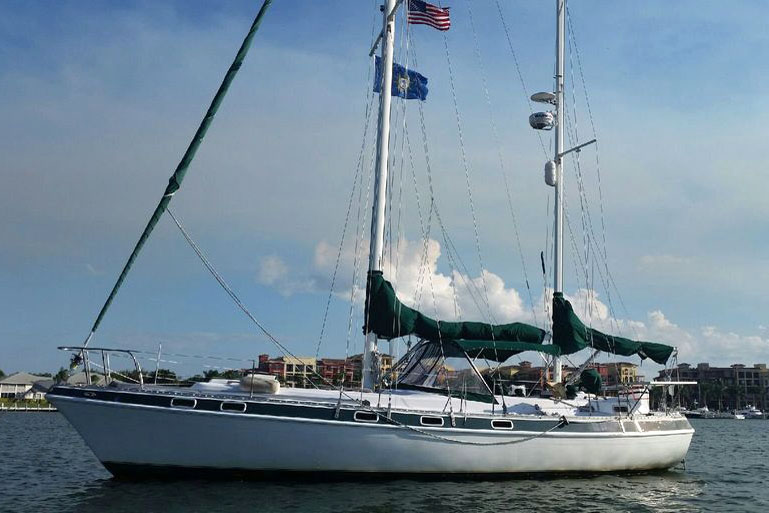 'Celebration', a Morgan 415 Out Island Ketch sailboat