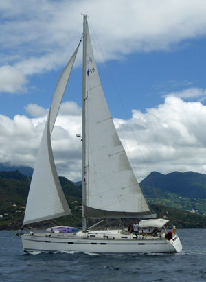 The Bavaria 55, a Fractionally Rigged Sloop