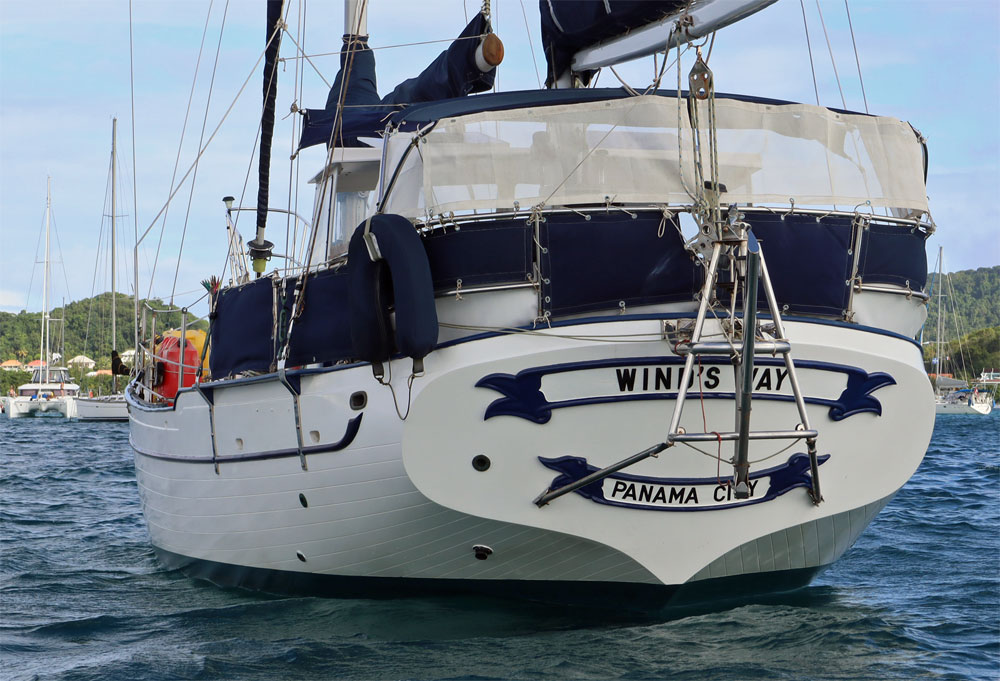 Seawolf 40, 'Wind's Way' - stern view