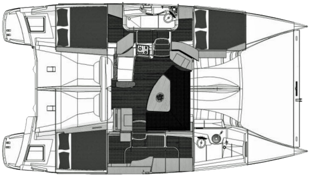 'Coco Rose', Lipari 41, layout