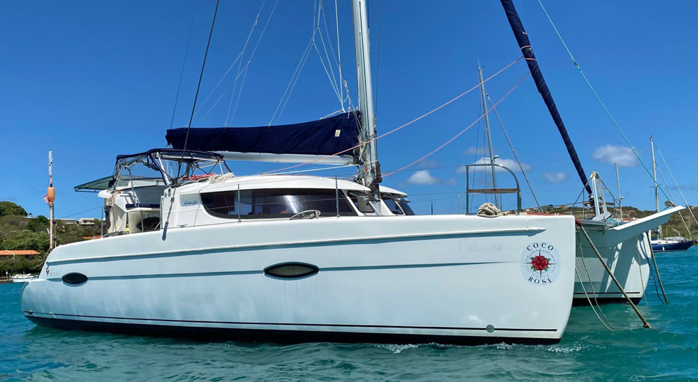 'Coco Rose', Lipari 41, anchored 1