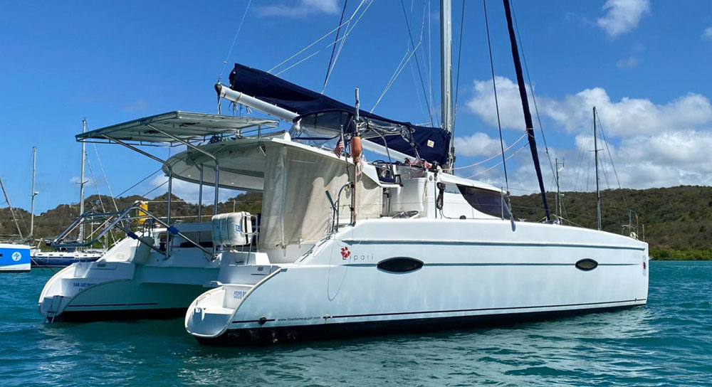 'Coco Rose', Lipari 41, anchored 3