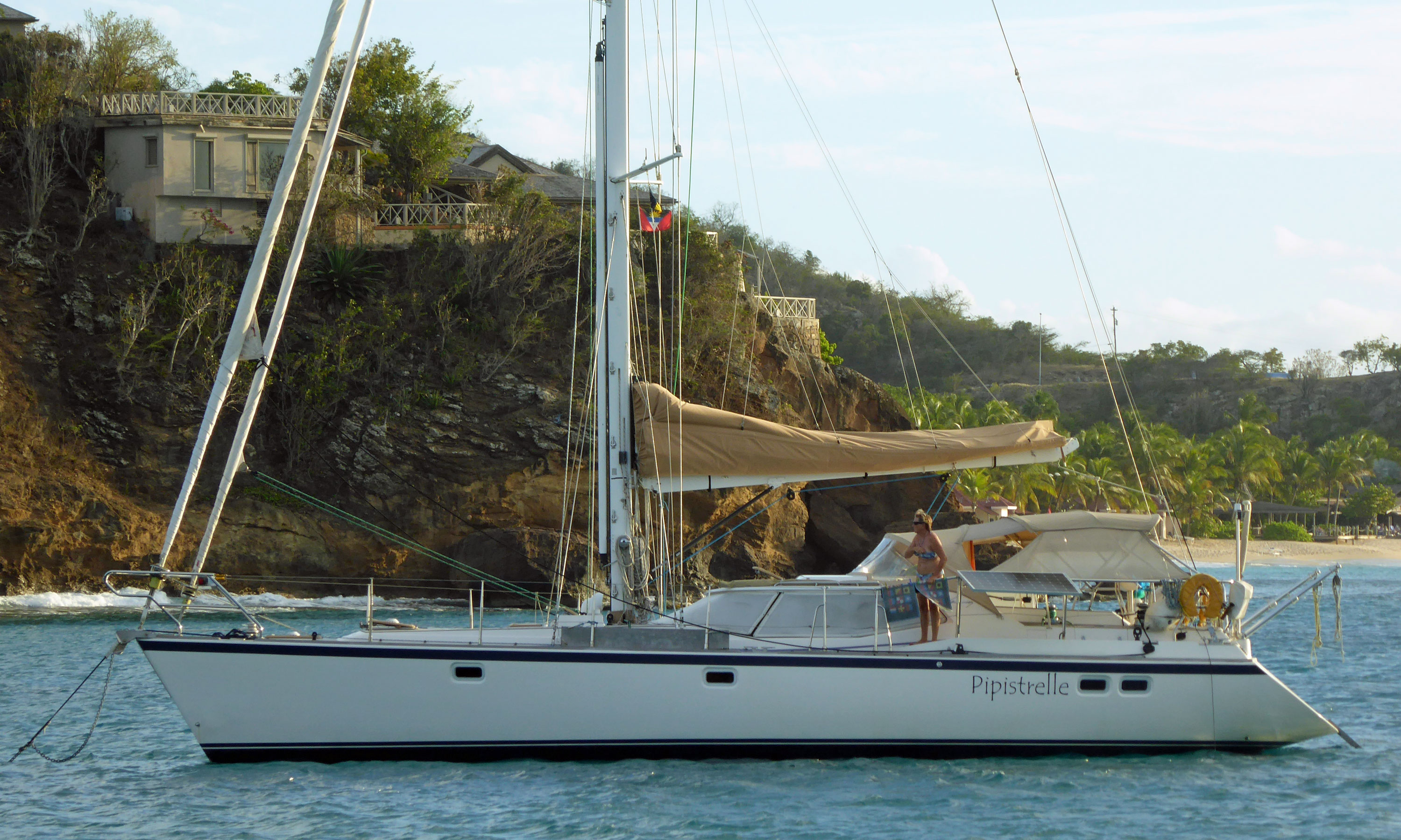 Wauquiez 48 cruising yacht with solent rig