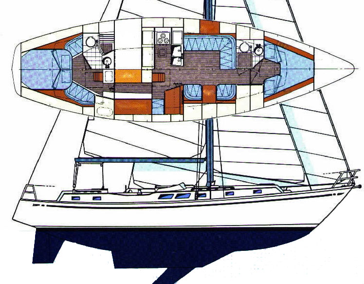 Brewer 44 plan and elevation