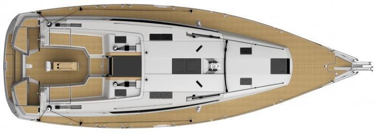 'Maravilla', Jeanneau Sun OdysseyDS deck layout