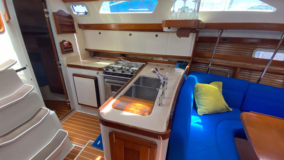 Catalina 360 galley