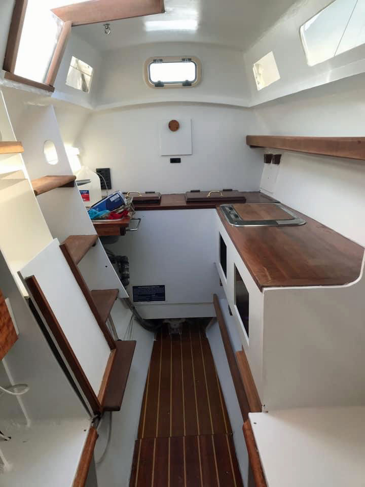 The Wharram Tiki 38 galley