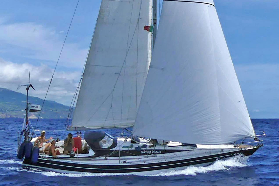 Contessa 35 under sail